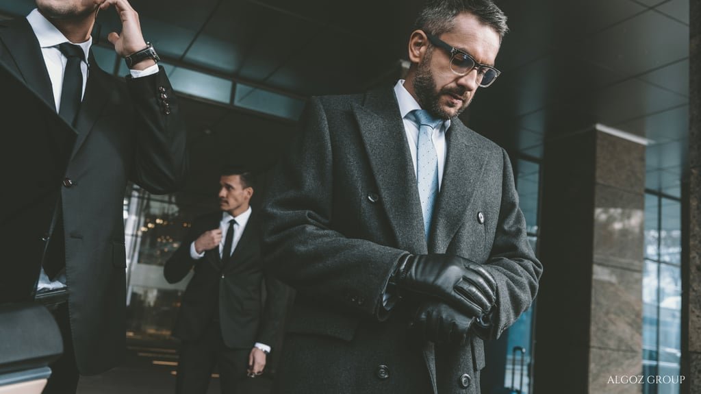 Modern close protection operative in low-profile attire